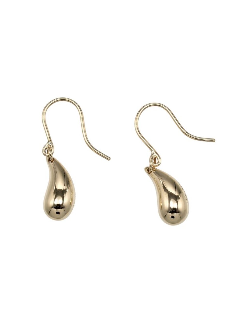 Tiffany & Co Teardrop 18k Yellow Gold Earrings